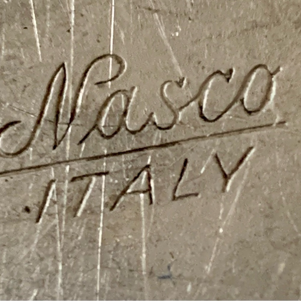 Vintage Aluminum Bowl Dish Nasco Italy - Picture 9 of 12